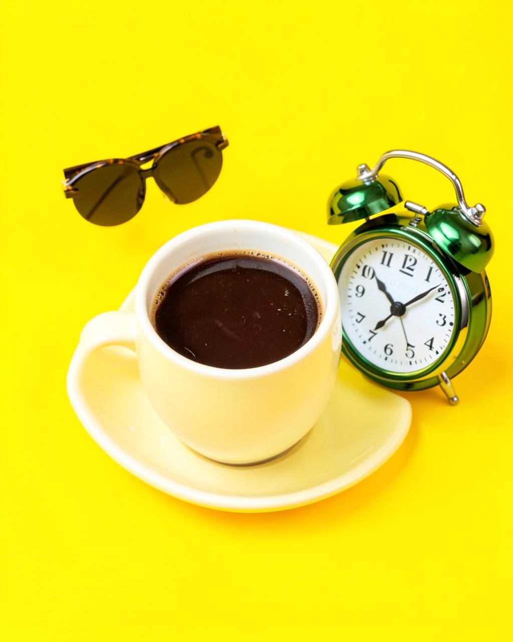 Bom dia! O café já está pronto, a disposição está em análise. - Frases de Impacto