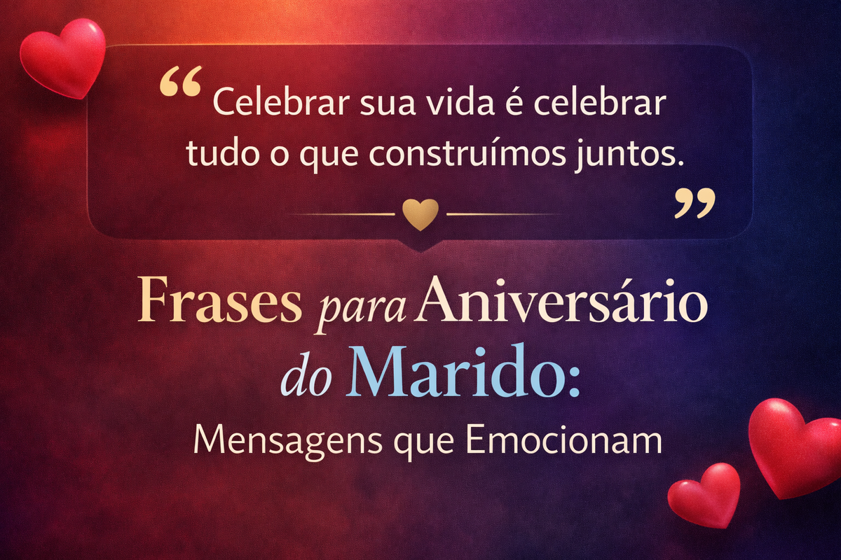 Frases de Aniversário para Marido: Mensagens que Tocam o Coração