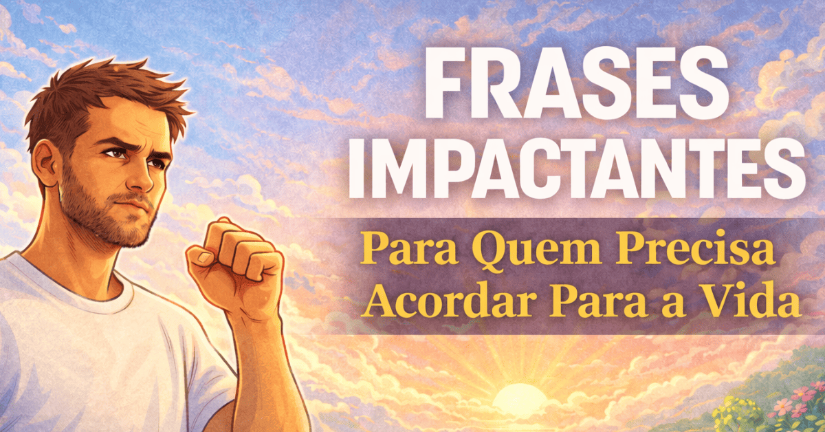 Frases Impactantes Para Quem Precisa Acordar Para a Vida