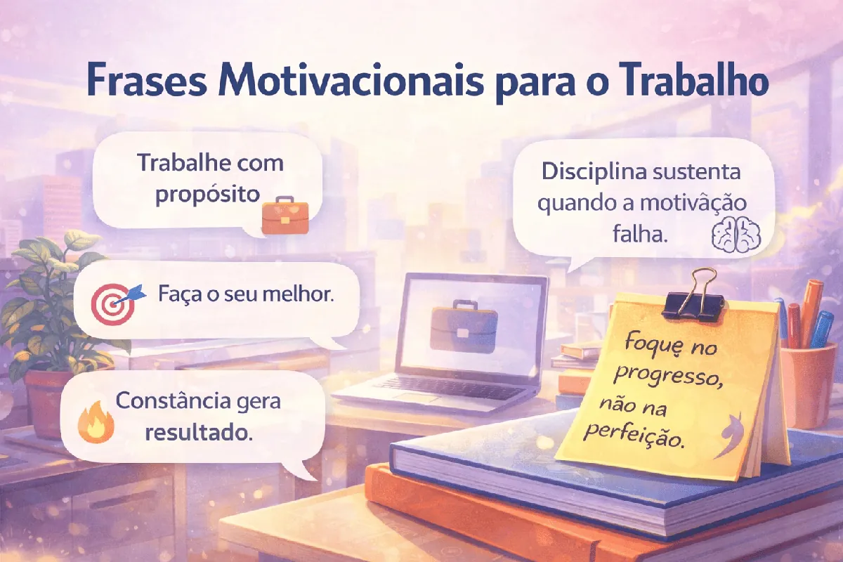 Frases Motivacionais para o Trabalho