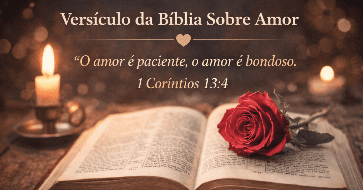 Versículo da Bíblia Sobre Amor